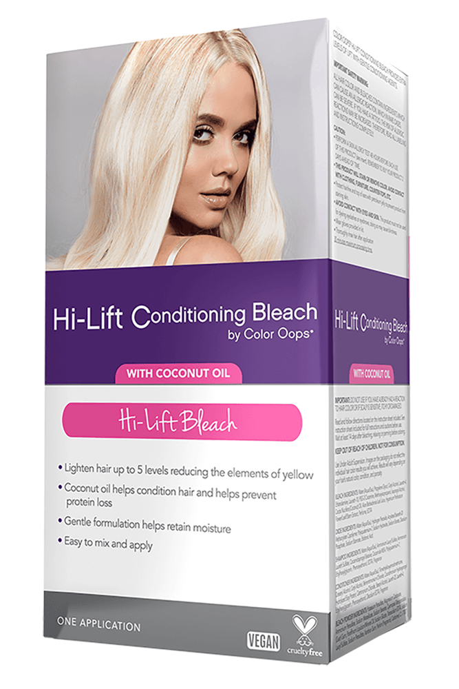 Color Oops Conditioning Bleach with Coconut Oil, Ammonia Free, 1  Application Kit