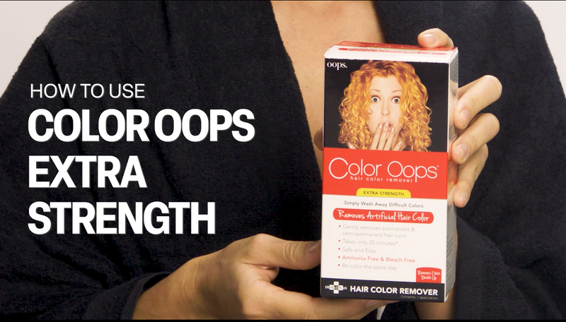 Color Oops Extra Strength How to Use