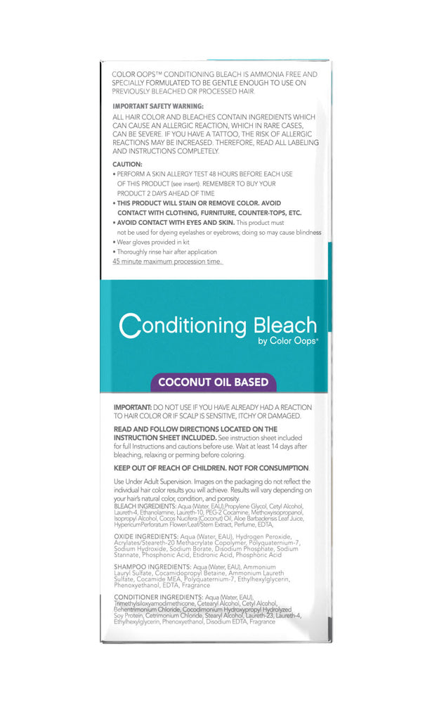 Conditioning Bleach