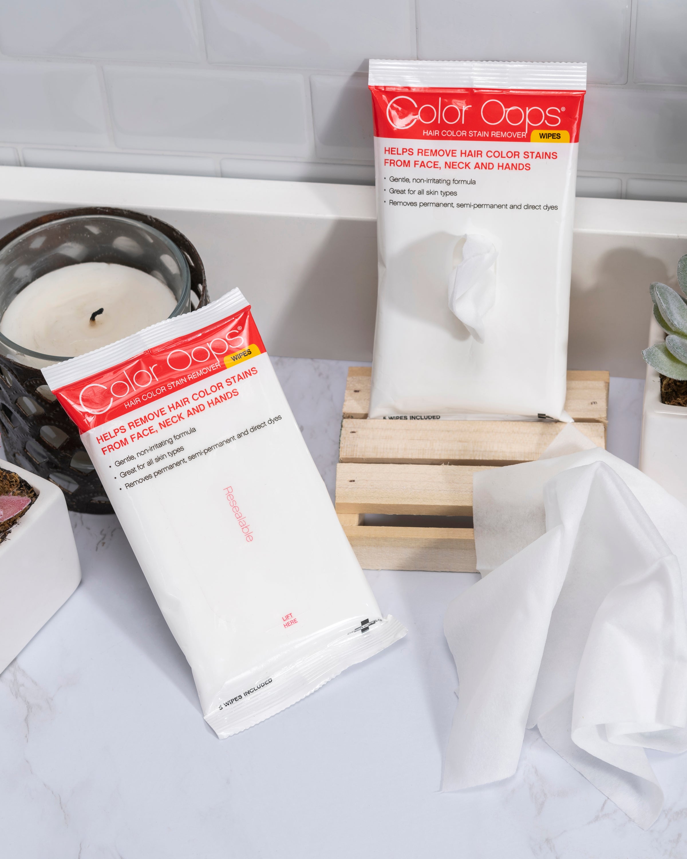 Color Oops Hair Color Stain Remover Wipes ColorOops