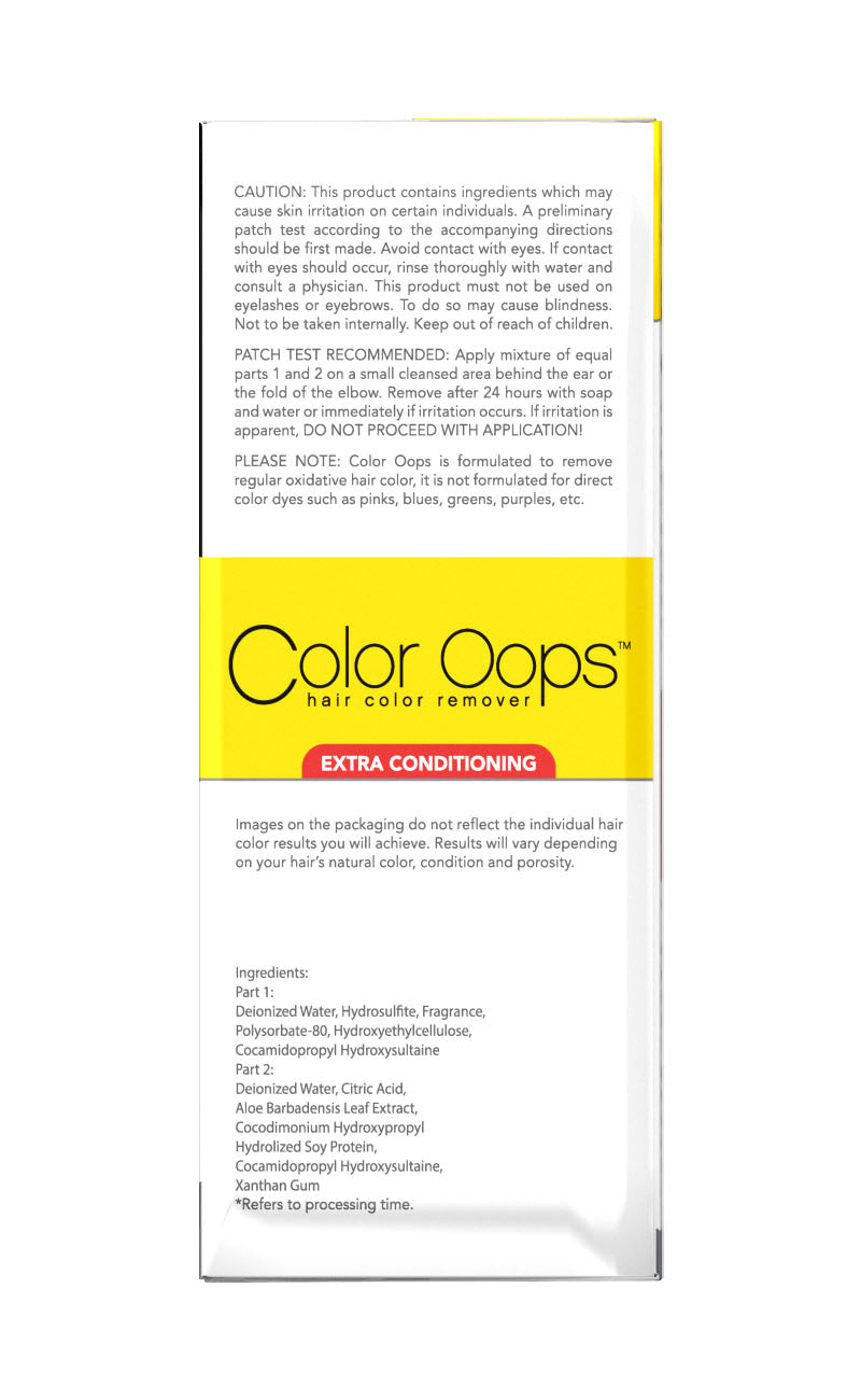 Color Oops Extra Conditioning Hair Color Remover FREE GIFT ColorOops