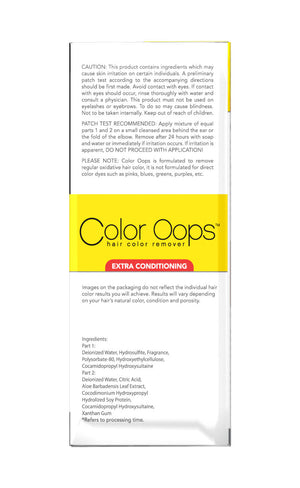 Color Oops Extra Strength Hair Color Remover - FREE GIFT – ColorOops