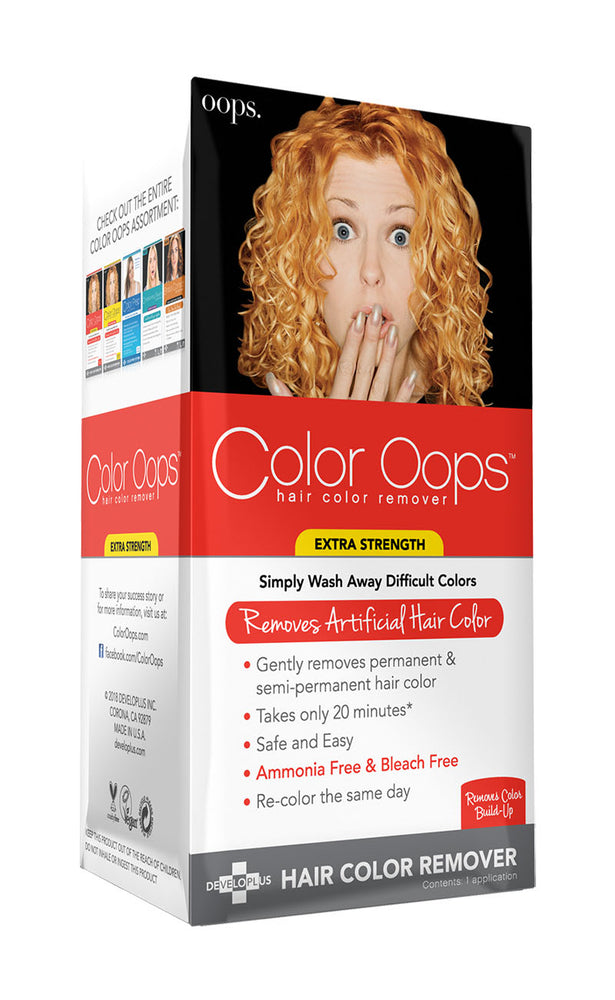 AD] Let's remove hair dye using @color.oops Extra Strength Color