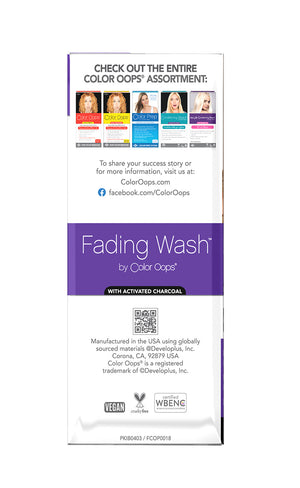 Fading Wash Kit with Activated Charcoal