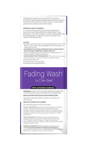 Fading Wash Kit with Activated Charcoal